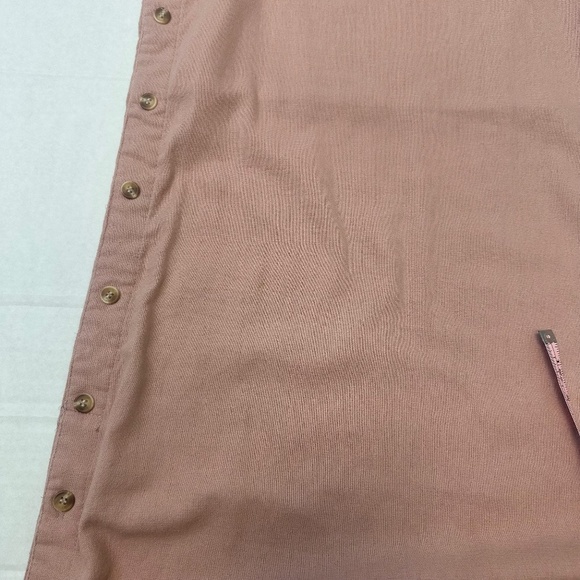 Linen Lux Side botton vneck blush pink dress size: Medium - Picture 9 of 9